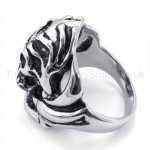 Classical Skulls Titanium Ring 19234