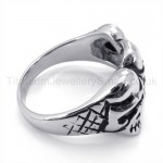 Classical Skulls Titanium Ring 19239