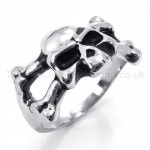 Classical Skulls Titanium Ring 19240