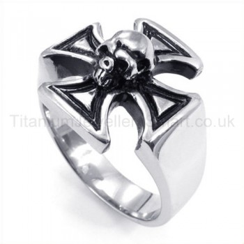 Classical Cross Titanium Ring 19250