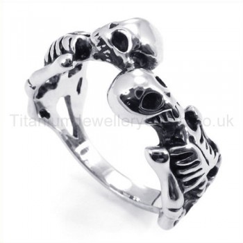 Classical skeletons Titanium Ring 19251