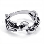 Classical skeletons Titanium Ring 19251