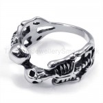 Classical skeletons Titanium Ring 19251