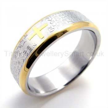 Cross Titanium Ring 19269