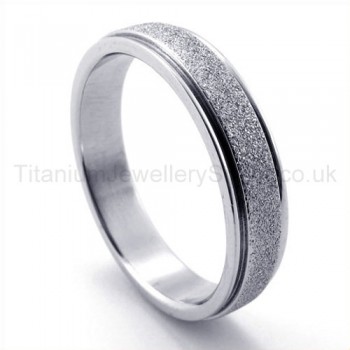 Frosted Titanium Ring 19285