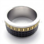 Anaglyph Titanium Ring 19293