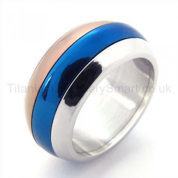 Three Colored Titanium Ring 19329