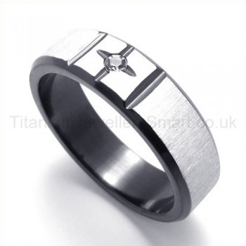 Cross Titanium Ring 19582