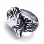 Classical Eagle Head Titanium Ring 19590