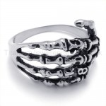 Classical Skeleton PAWS Titanium Ring 19847