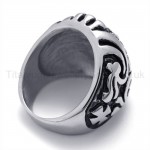 Classical Skulls Titanium Ring 19848