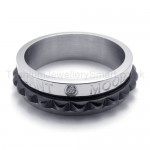 Black Gear Titanium Ring 20009