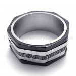 Polygonous Titanium Ring 20084