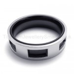 Hollowed Titanium Ring 20086