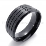 Black Four Loops Titanium Ring 20130