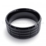 Black Four Loops Titanium Ring 20130