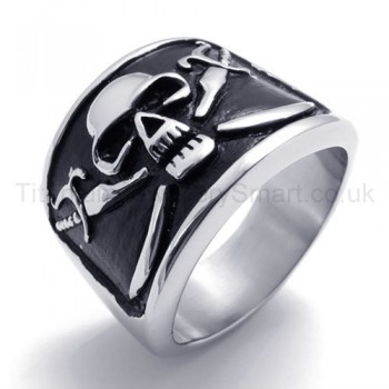 Skull Titanium Ring 20173