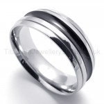 Notched Titanium Ring 20177