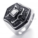 Classical Shield Titanium Ring 20204