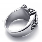 Classical Cross Titanium Ring 20207