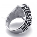 Skulls Titanium Ring 20208