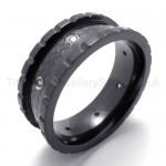 Black Diamonds Titanium Ring 20210