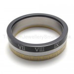 Three Loops Three colors Titanium Ring 20211