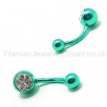 Mini Titanium Inlayed Diamond Earrings 15560