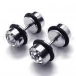 Titanium Barbell Earrings 18455