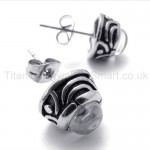 Retro Titanium Earrings 20255