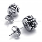 Retro Bud Titanium Earrings 20258