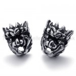 Retro Lion Cool Titanium Earrings 20334