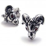 Red Eyes Sheepshead Titanium Earrings 20337