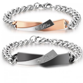 2015 New Titanium Lovers Bracelets