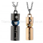 "Eternal Love" Titanium Lovers Pendants