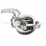 "Eternal Love" Titanium Lovers Pendants