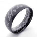 Black Lord Titanium Ring 20689