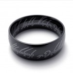 Black Lord Titanium Ring 20689