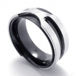 Black Titanium Ring 20813  