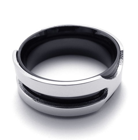 Black Titanium Ring 20813  