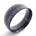 Black Titanium Ring 20827