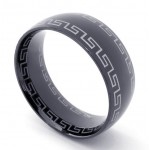 Black Titanium Ring 20827