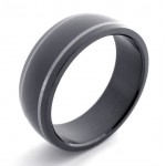 Black Titanium Ring 20828 