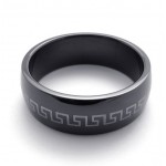 Black Titanium Ring 20829