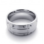 Polished Titanium Ring 20955