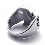 Cross Skull Titanium Ring 20684