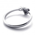 Rhinestone Titanium Ring for Women 20578