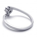 Women's Rhinestone Titanium Ring 20589