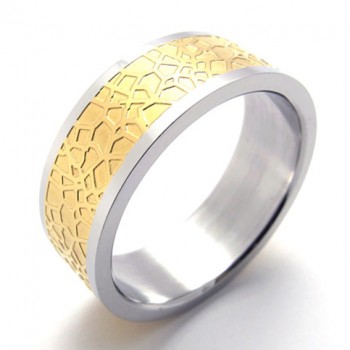 Gold Titanium Ring 20671