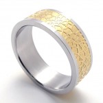 Gold Titanium Ring 20671